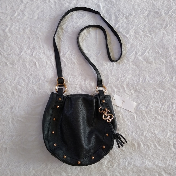 Jessica Simpson Gold Studded Crossbody - Picture 1 of 7